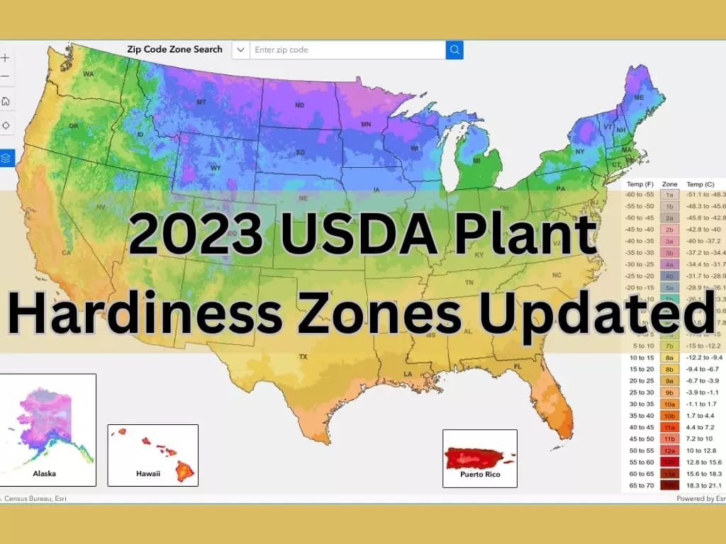 New USDA Plant Hardiness Zone Map Updated 2023 The Garden Style