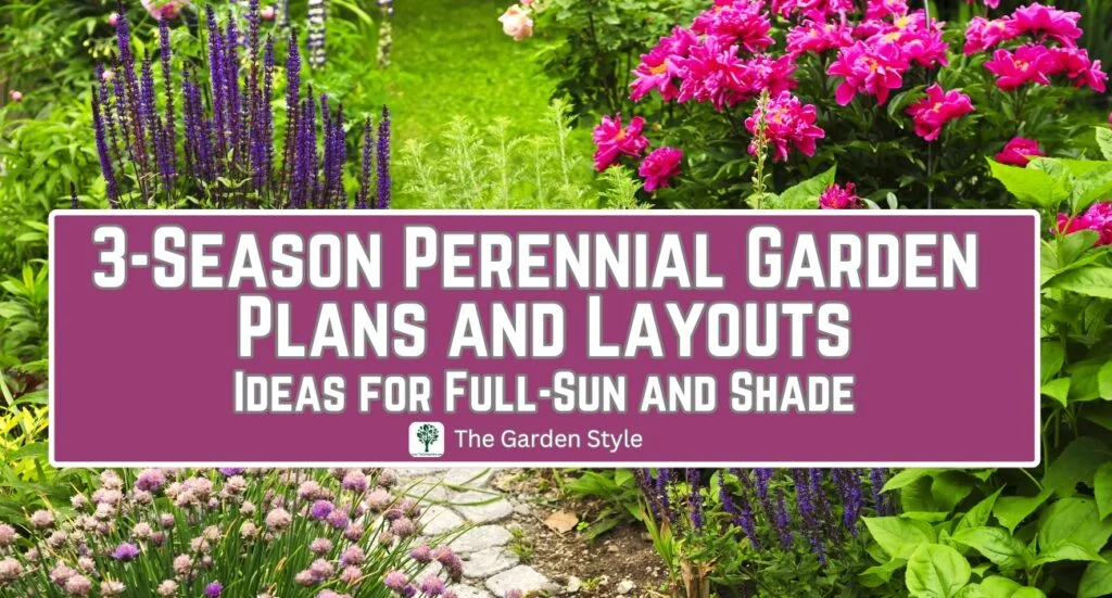 3 season perennial garden plans and layouts