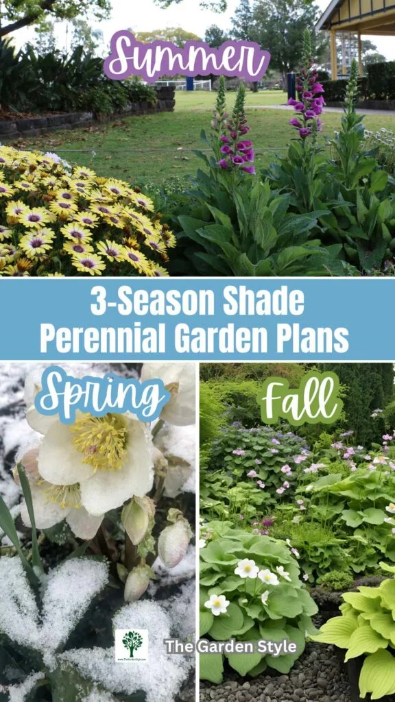 difference between 3-season perennial garden and 4-season perennial garden