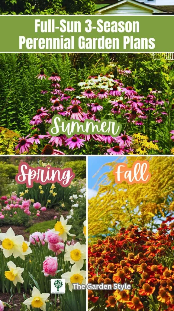 what is a 3-season perennial garden