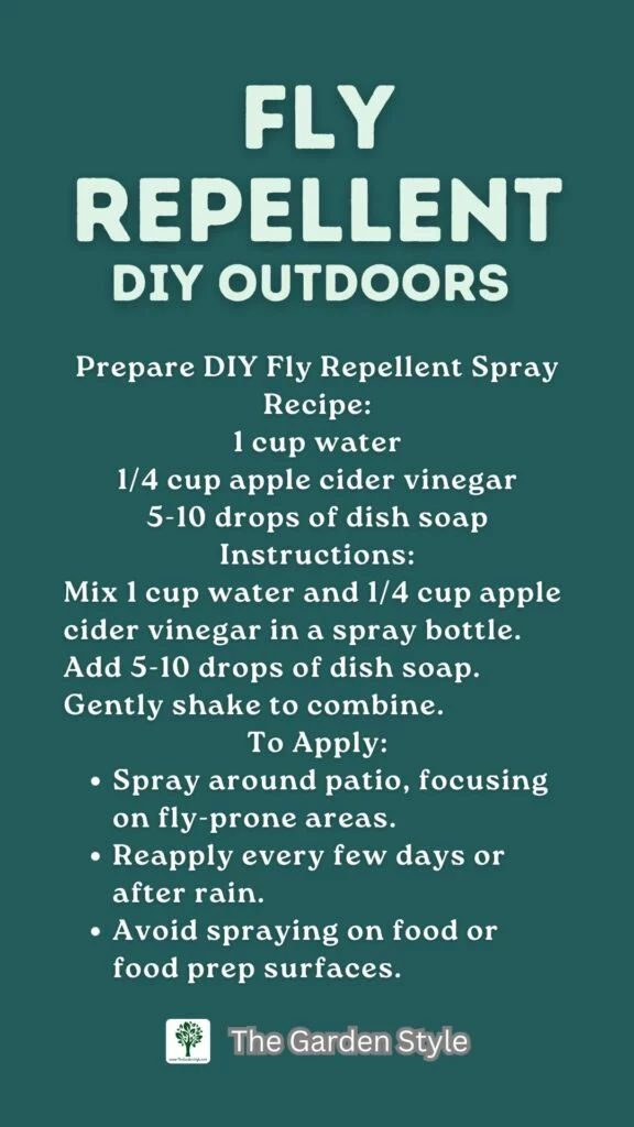diy fly repellent spray recipe