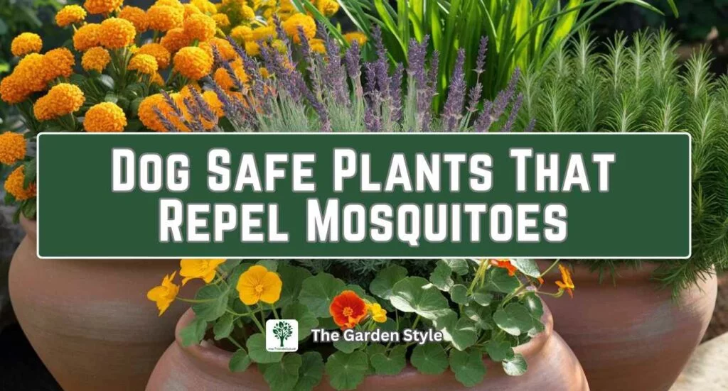 dog safe plants that repel mosquitoes