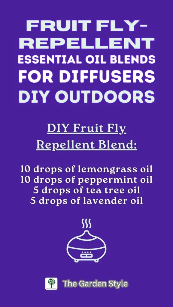 essential oil blend for fruit flies