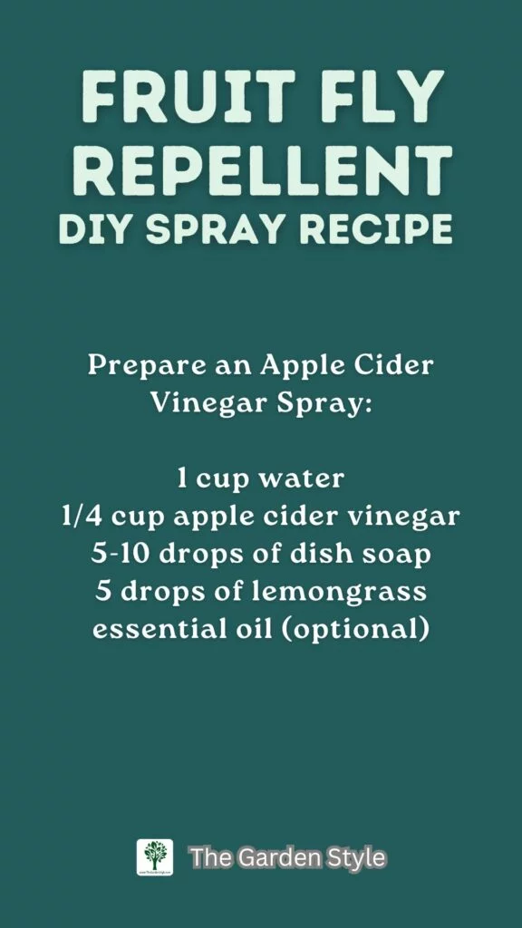 fruit fly spray recipe