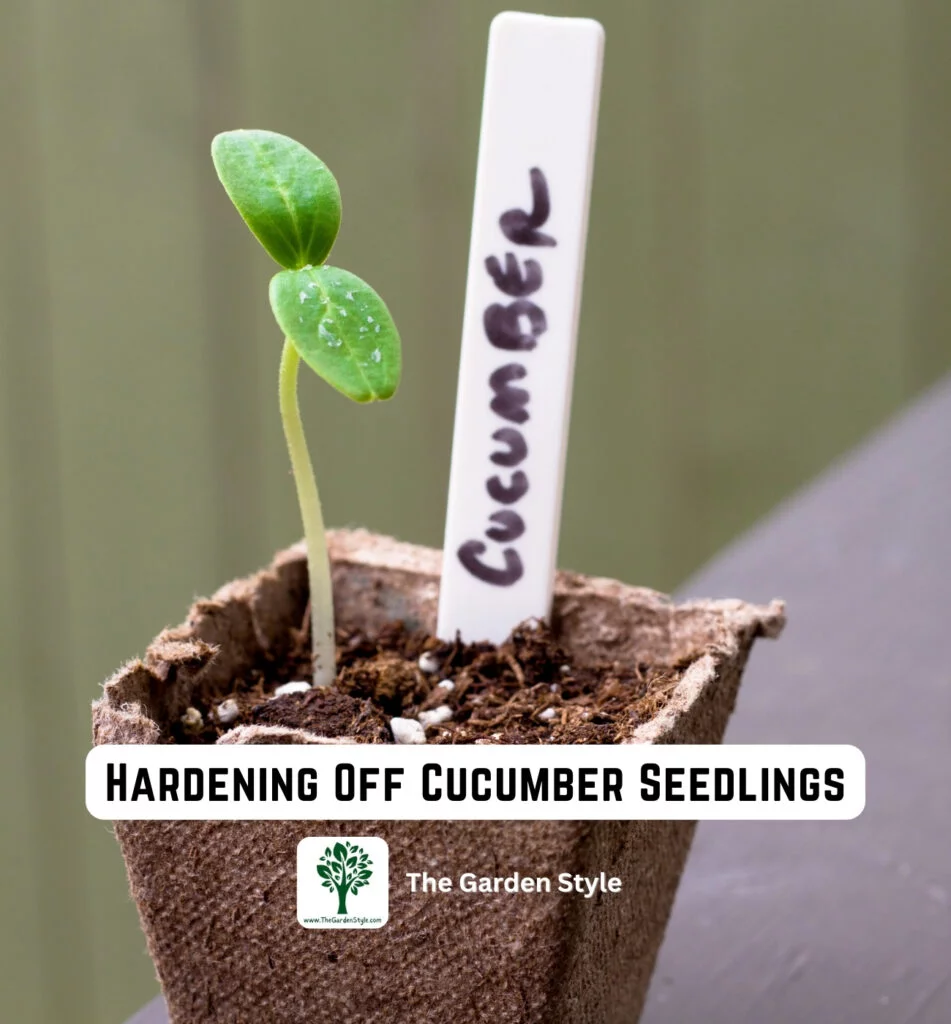 hardening off cucumber seedlings