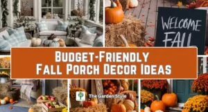 fall porch decor ideas on a budget